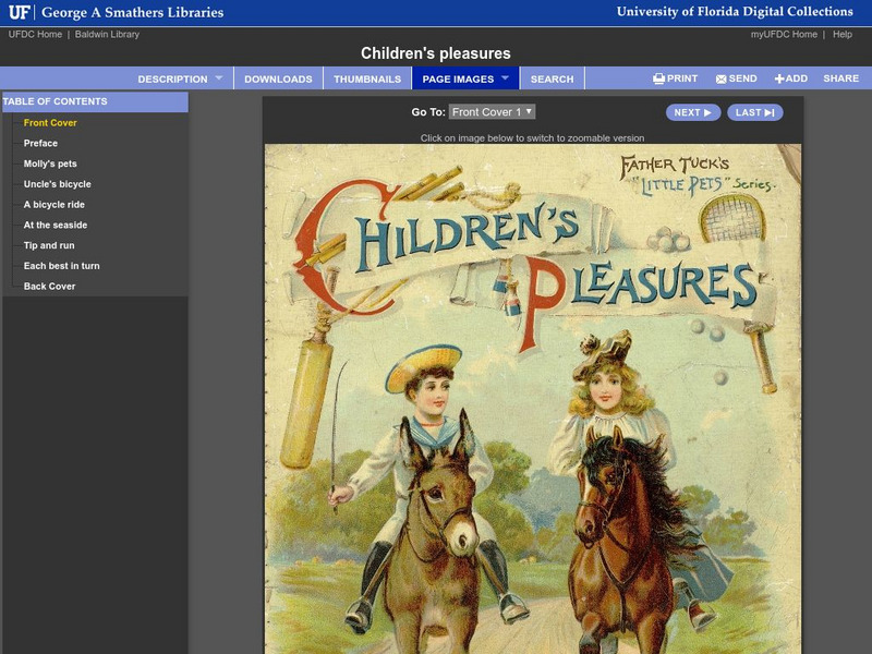 Baldwin Library: Children's Pleasures by Constance M. Lowe Primary