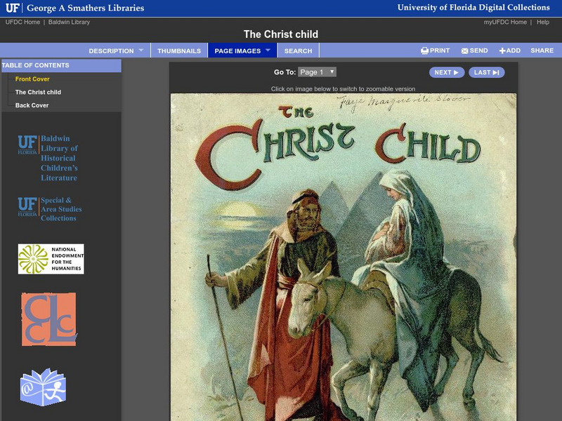 Baldwin Library: The Christ Child by Helen Marion Burnside Primary Baldwin Library: The Christ Child by Helen Marion Burnside Primary