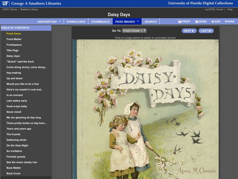 Baldwin Library: Daisy Days by Agnes M. Clausen Primary