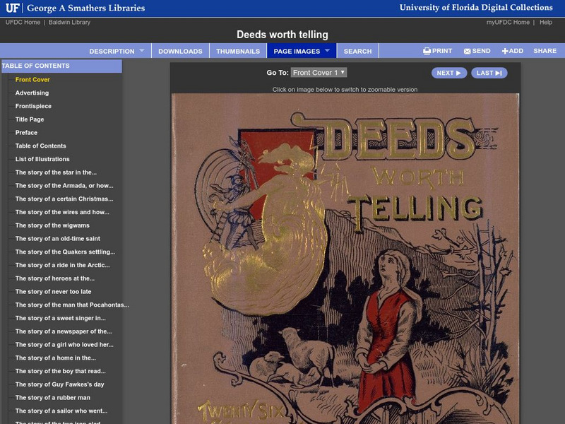 Baldwin Library: Deeds Worth Telling by Edward A. Rand Primary