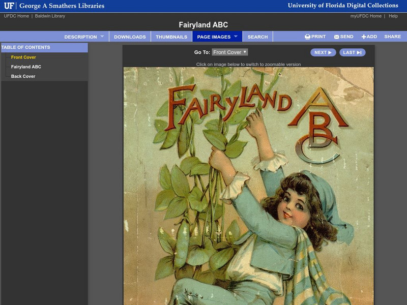 Baldwin Library: Fairyland Abc by Grace C. Floyd Primary
