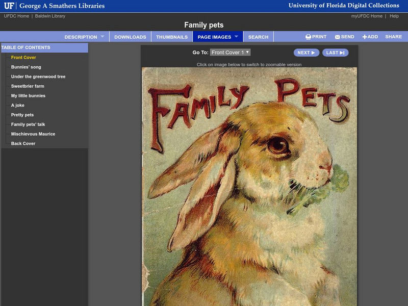 Baldwin Library: Family Pets by Raphael Tuck & Sons Primary