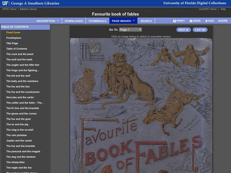 Baldwin Library: Favourite Book of Fables by Aesop Primary Baldwin Library: Favourite Book of Fables by Aesop Primary