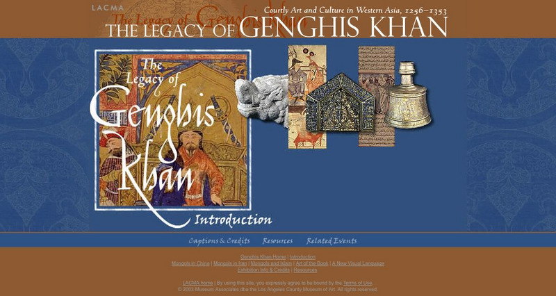 Los Angeles County Museum of Art: The Legacy of Genghis Khan Website Los Angeles County Museum of Art: The Legacy of Genghis Khan Website