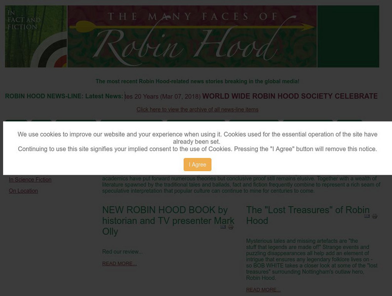 World Wide Robin Hood Society: Robin Hood Legend Website World Wide Robin Hood Society: Robin Hood Legend Website