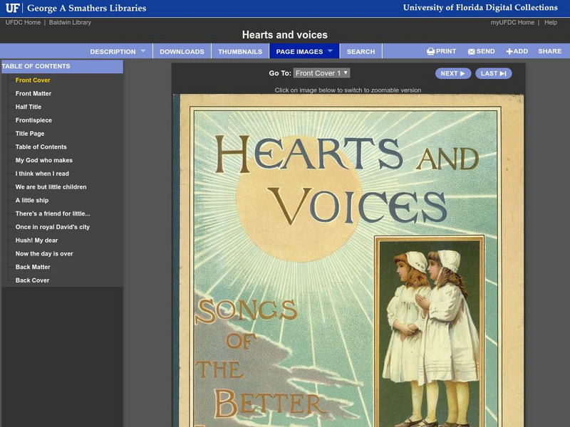 Baldwin Library: Hearts and Voices: Songs of the Better Land by Henry Ryland Primary