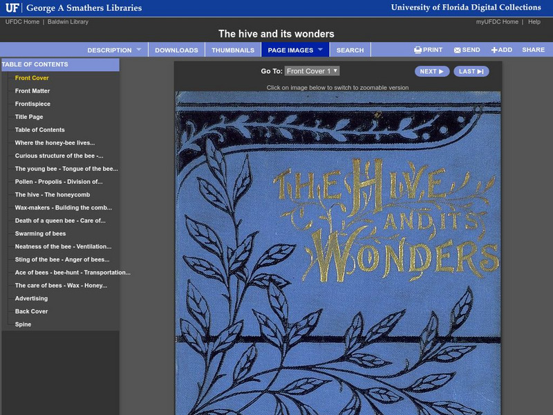 Baldwin Library: The Hive and Its Wonders by J. H. Cross Primary