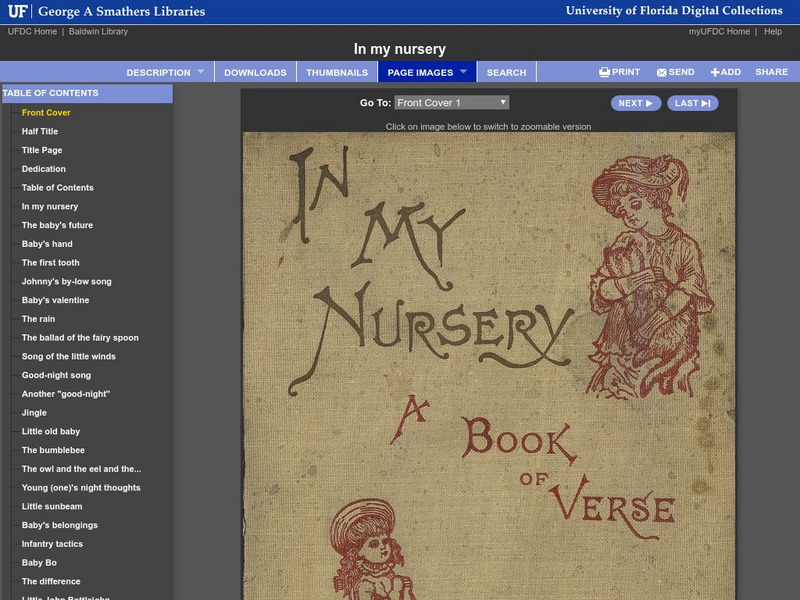 Baldwin Library: In My Nursery by Laura Elizabeth Howe Richards Primary