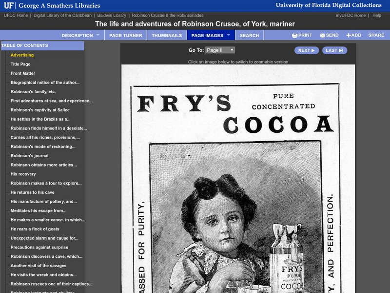 Baldwin Library: The Life and Adventures of Robinson Crusoe by Daniel Defoe Primary Baldwin Library: The Life and Adventures of Robinson Crusoe by Daniel Defoe Primary