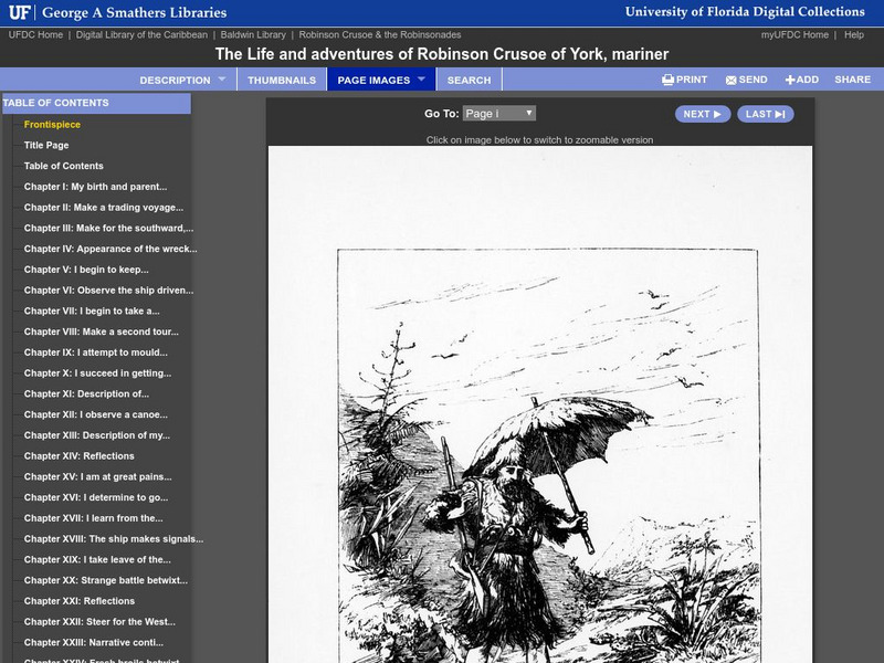 Baldwin Library: The Life and Adventures of Robinson Crusoe by Daniel Defoe Primary Baldwin Library: The Life and Adventures of Robinson Crusoe by Daniel Defoe Primary