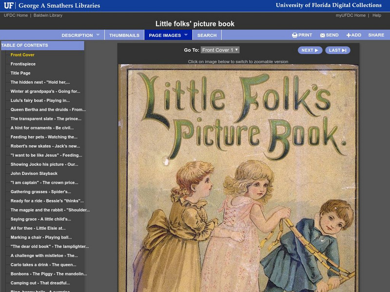 Baldwin Library: Little Folks' Picture Book by Worthington Company Primary