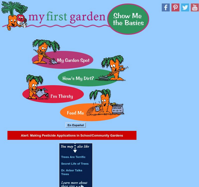 University of Illinois Extension: Urban Programs Resource Network: My First Garden Unit Plan