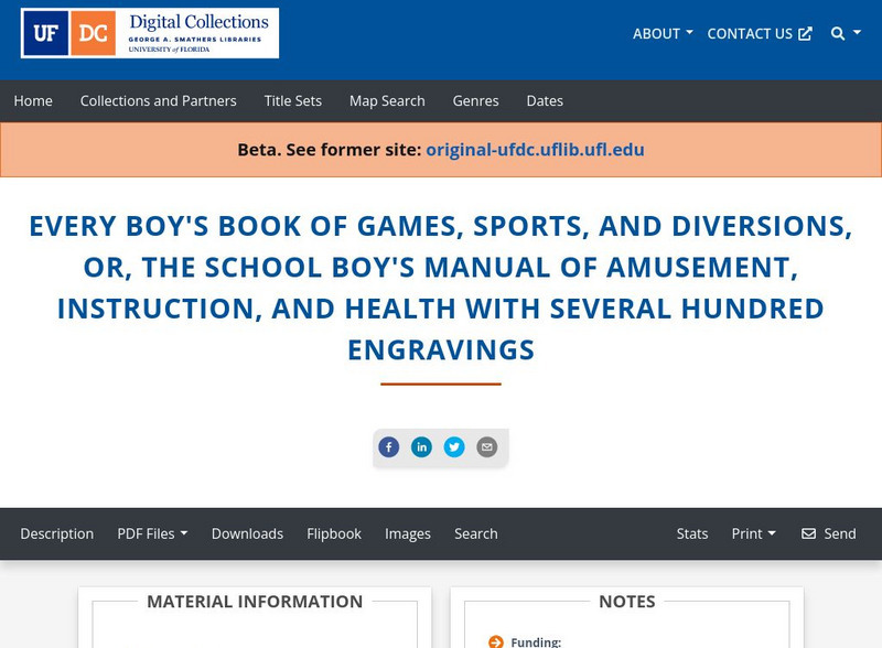 Baldwin Library: Every Boy's Book of Games Primary