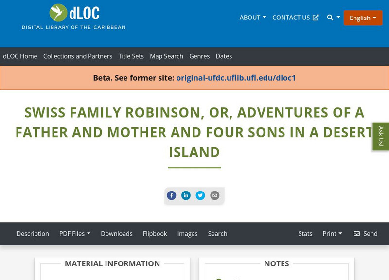 Baldwin Library: The Swiss Family Robinson Primary