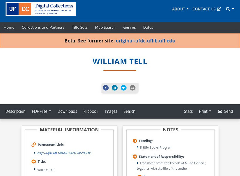 Baldwin Library: William Tell Primary Baldwin Library: William Tell Primary