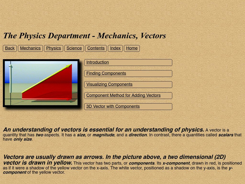 Zona Land: Mechanics and Vectors Unit Plan Zona Land: Mechanics and Vectors Unit Plan