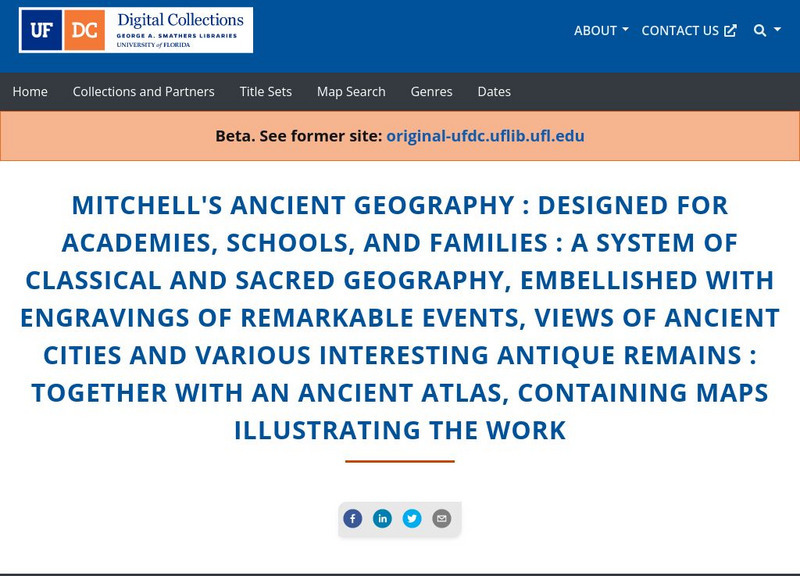 Baldwin Library: Mitchell's Ancient Geography Primary Baldwin Library: Mitchell's Ancient Geography Primary