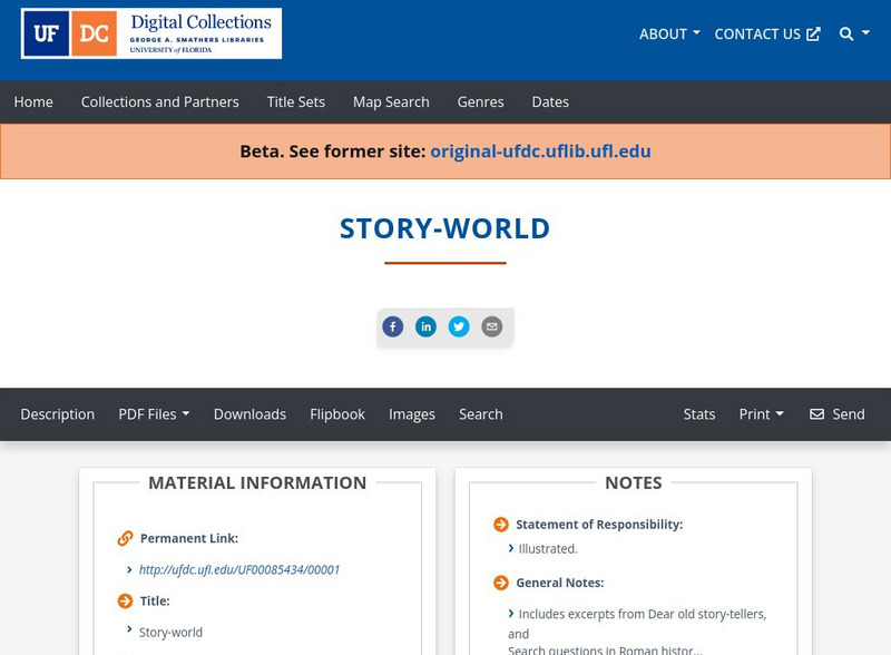 Baldwin Library: Story World by Oscar Fay Adams Primary