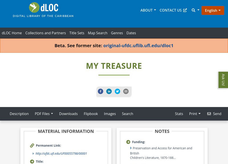 Baldwin Library: My Treasure by Thomas W. Handford, Ed. Primary