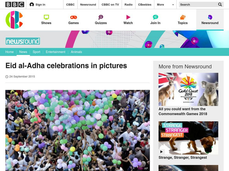 Bbc Newsround: Eid Al Adha Celebrations in Pictures Article Bbc Newsround: Eid Al Adha Celebrations in Pictures Article
