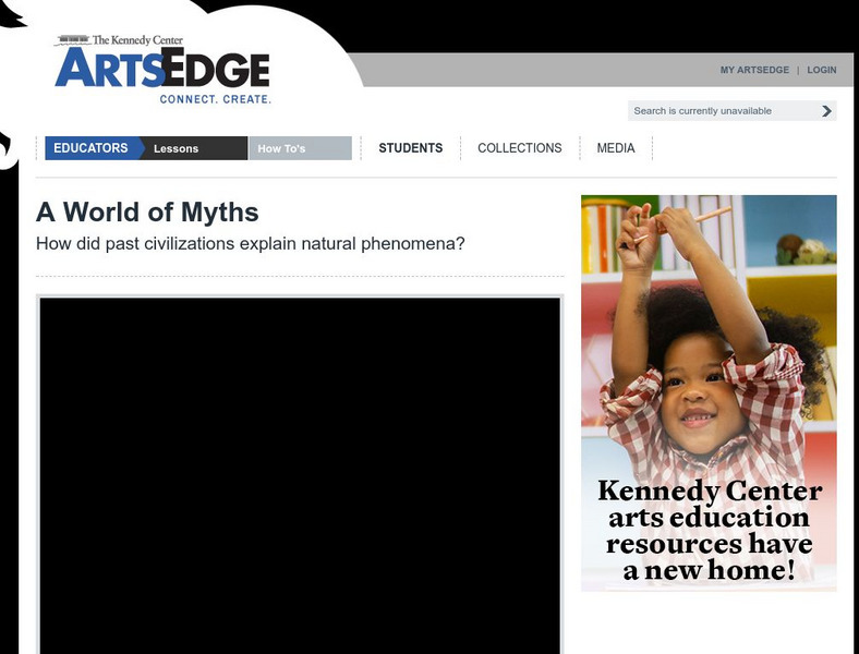 The Kennedy Center: Writing Myths Lesson Plan The Kennedy Center: Writing Myths Lesson Plan