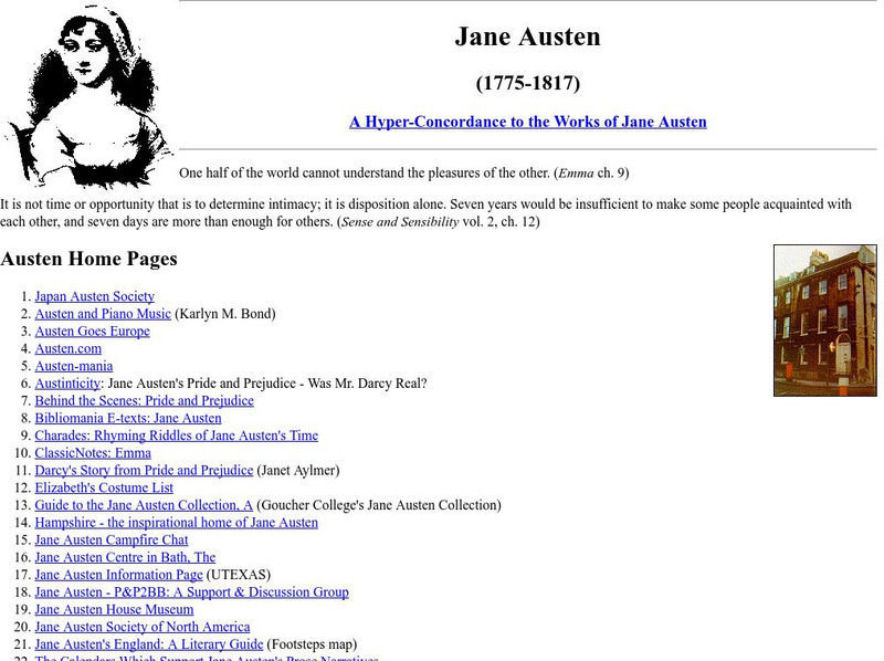 Nagoya University: Jane Austen (1775 1817) Website Nagoya University: Jane Austen (1775 1817) Website