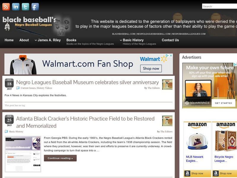 Negro Baseball Leagues Website Negro Baseball Leagues Website