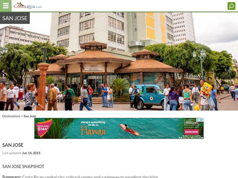 Costa Rica: San Jose Website Costa Rica: San Jose Website