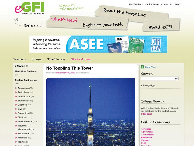 E Gfi: No Toppling This Tower Article