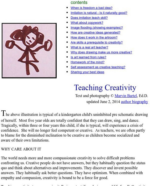 Goshen College: Teaching Creativity Website Goshen College: Teaching Creativity Website