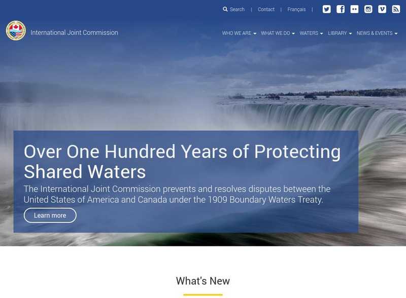 International Joint Commission (Great Lakes) Website