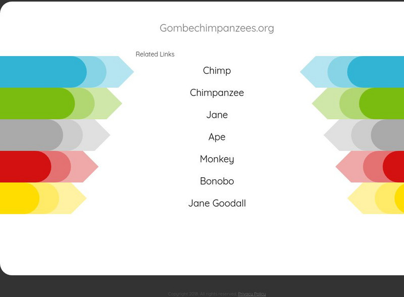 Jane Goodall Institute Research Center: Gombe Chimpanzees Website Jane Goodall Institute Research Center: Gombe Chimpanzees Website