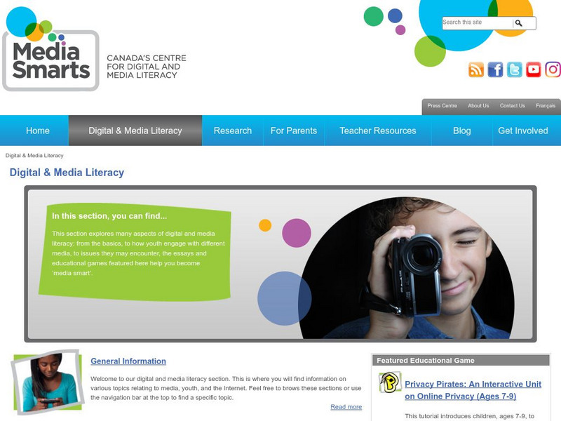 Digital Media Literacy Website Digital Media Literacy Website