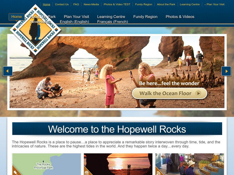 Welcome to the Hopewell Rocks Website Welcome to the Hopewell Rocks Website