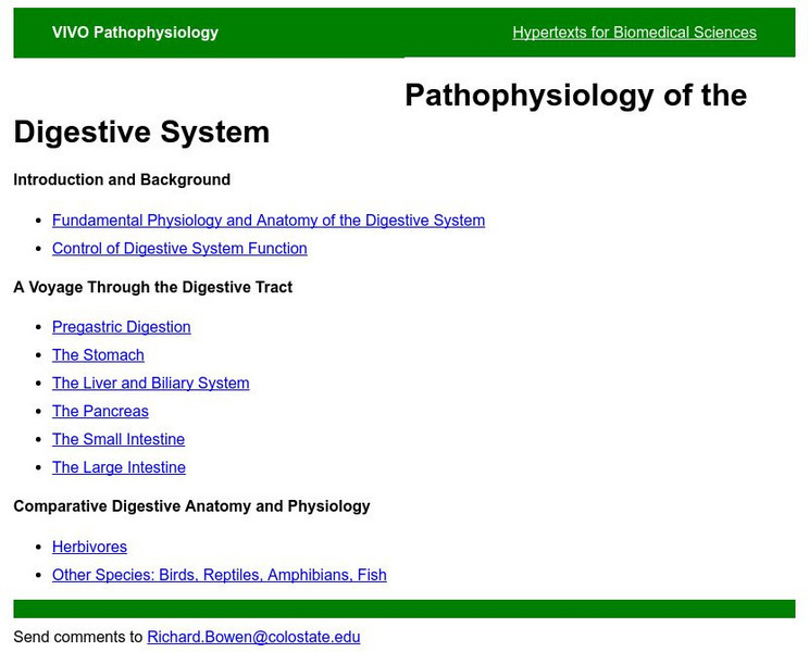 Colorado State: Pathophysiology of the Digestive System eBook Colorado State: Pathophysiology of the Digestive System eBook