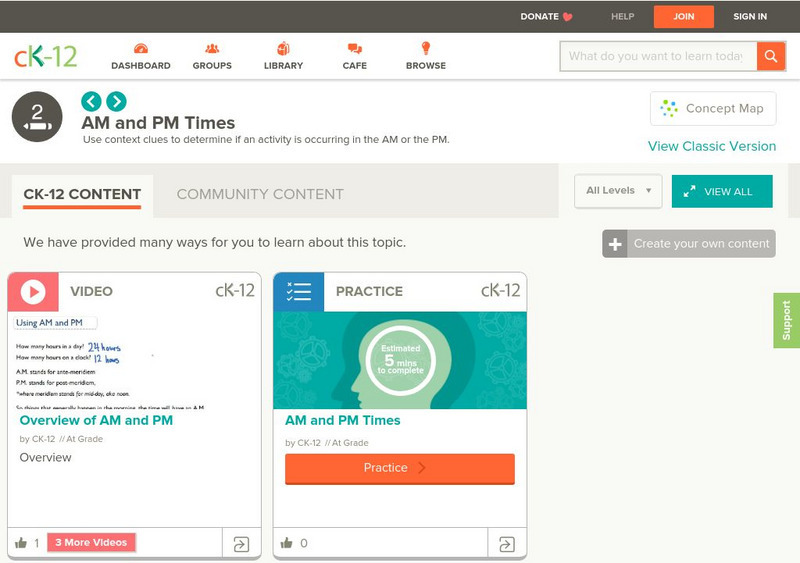 Ck 12: Elem Math: Filling in the Blanks With Am or Pm Given Context Clues Unit Plan Ck 12: Elem Math: Filling in the Blanks With Am or Pm Given Context Clues Unit Plan