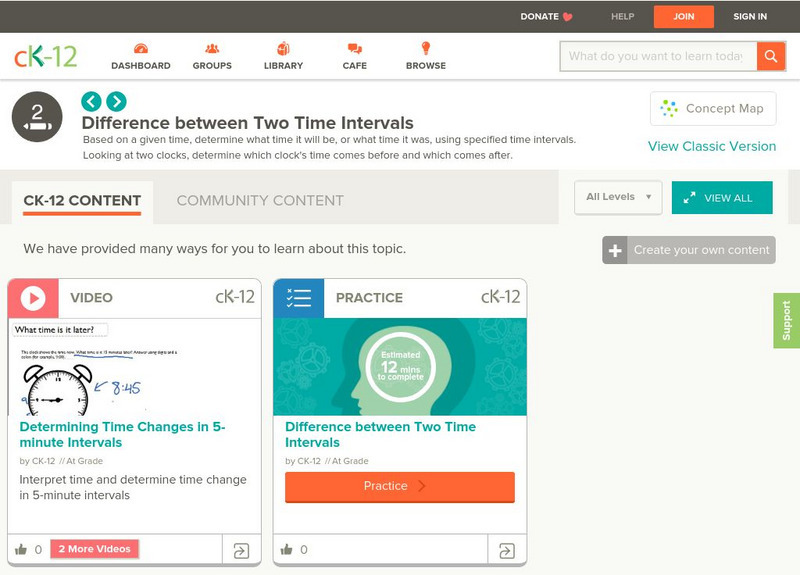 Ck 12: Elem Math: Determining Time Changes in 5 Minute Intervals Unit Plan Ck 12: Elem Math: Determining Time Changes in 5 Minute Intervals Unit Plan