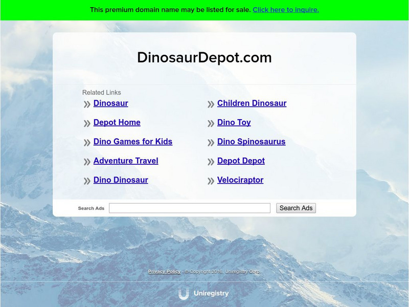 Dinosaur Depot Museum: Dinosaur Coloring Book [Pdf] Graphic