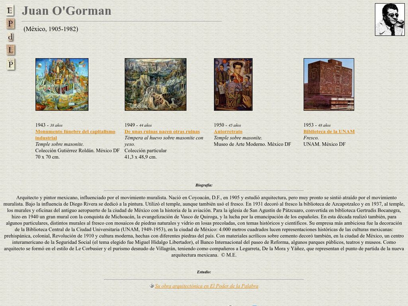 E Pd Lp: Juan O'gorman Handout