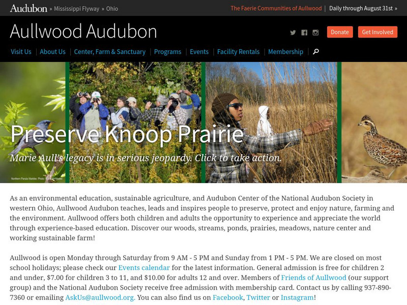 National Audubon Society: Aullwood Audubon Center and Farm Website National Audubon Society: Aullwood Audubon Center and Farm Website