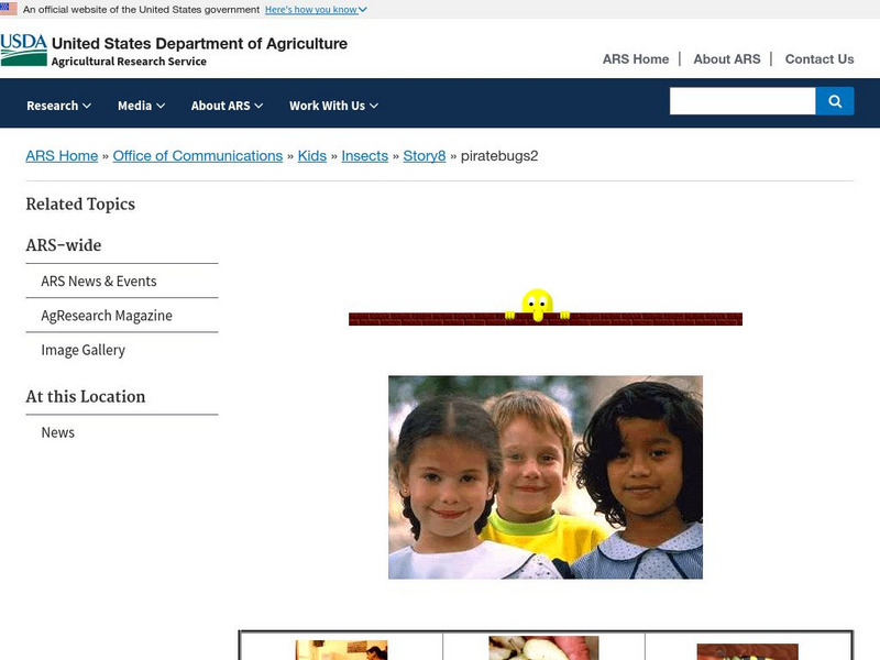 Us Dept. Of Agriculture: Agricultural Research Service: Not All Bugs Are Bad Website Us Dept. Of Agriculture: Agricultural Research Service: Not All Bugs Are Bad Website