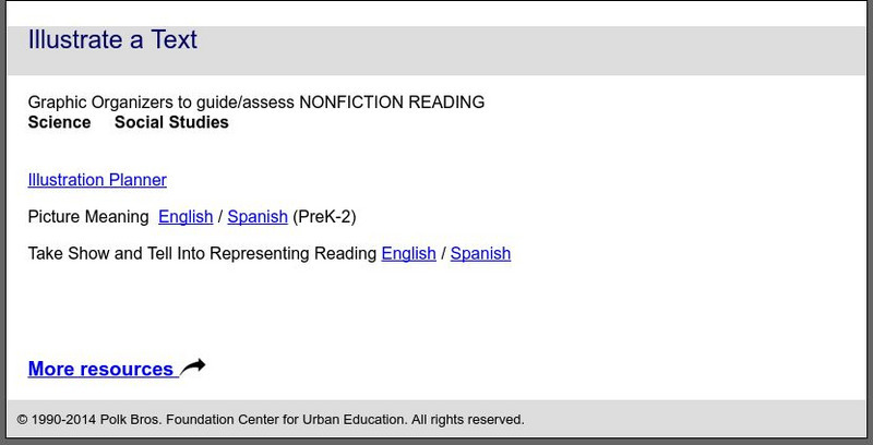 Depaul University: Center for Urban Education: Illustrate a Text [Pdf] Unit Plan