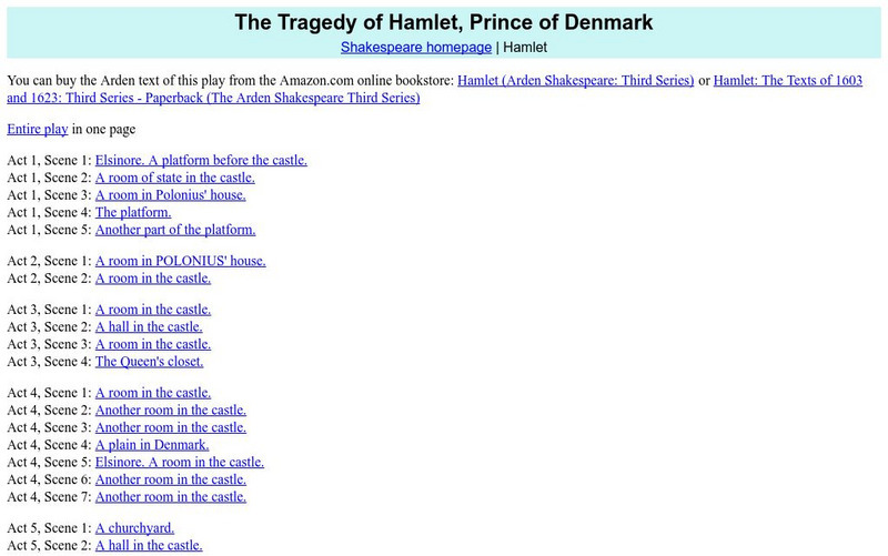 Mit: The Complete Works of William Shakespeare: Hamlet eBook Mit: The Complete Works of William Shakespeare: Hamlet eBook