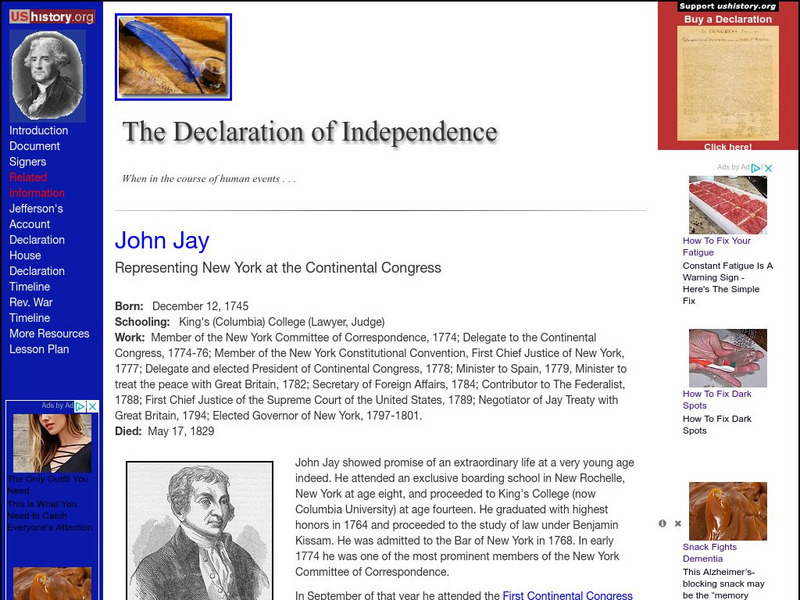U.s. History: John Jay Website U.s. History: John Jay Website