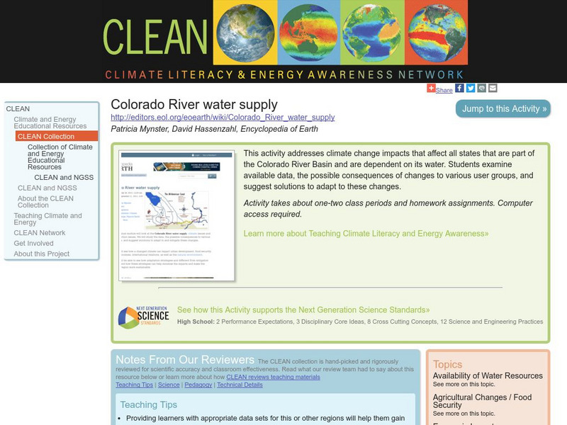 Clean: Colorado River Supply Unit Plan Clean: Colorado River Supply Unit Plan