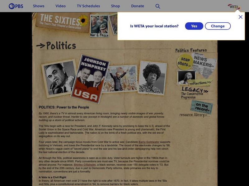 The Sixties: The Years That Shaped a Generation Website The Sixties: The Years That Shaped a Generation Website