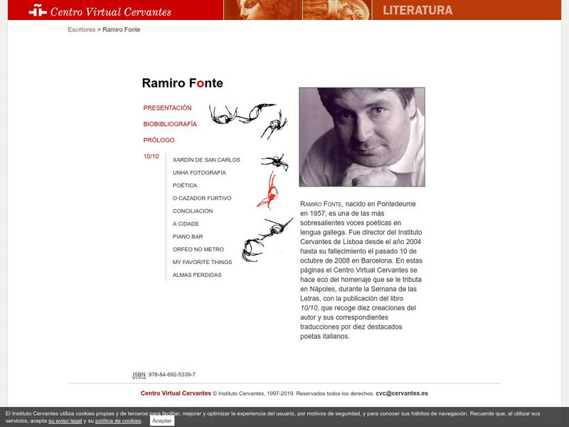 Centro Virtual Cervantes: Ramiro Fonte Handout Centro Virtual Cervantes: Ramiro Fonte Handout