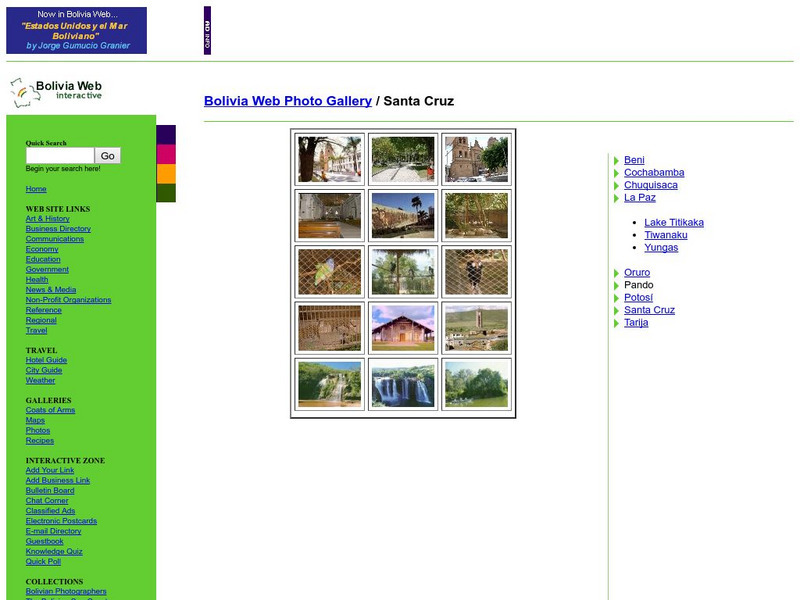 Bolivia Web's Snapshots: Santa Cruz Graphic