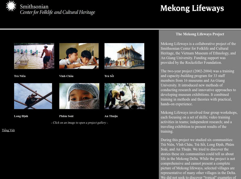 Smithsonian: Mekong Lifeways Website
