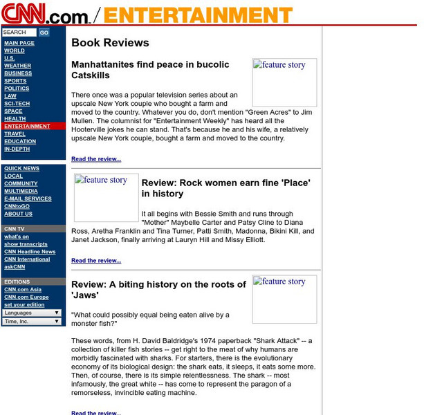 Cnn: Book Reviews Website Cnn: Book Reviews Website